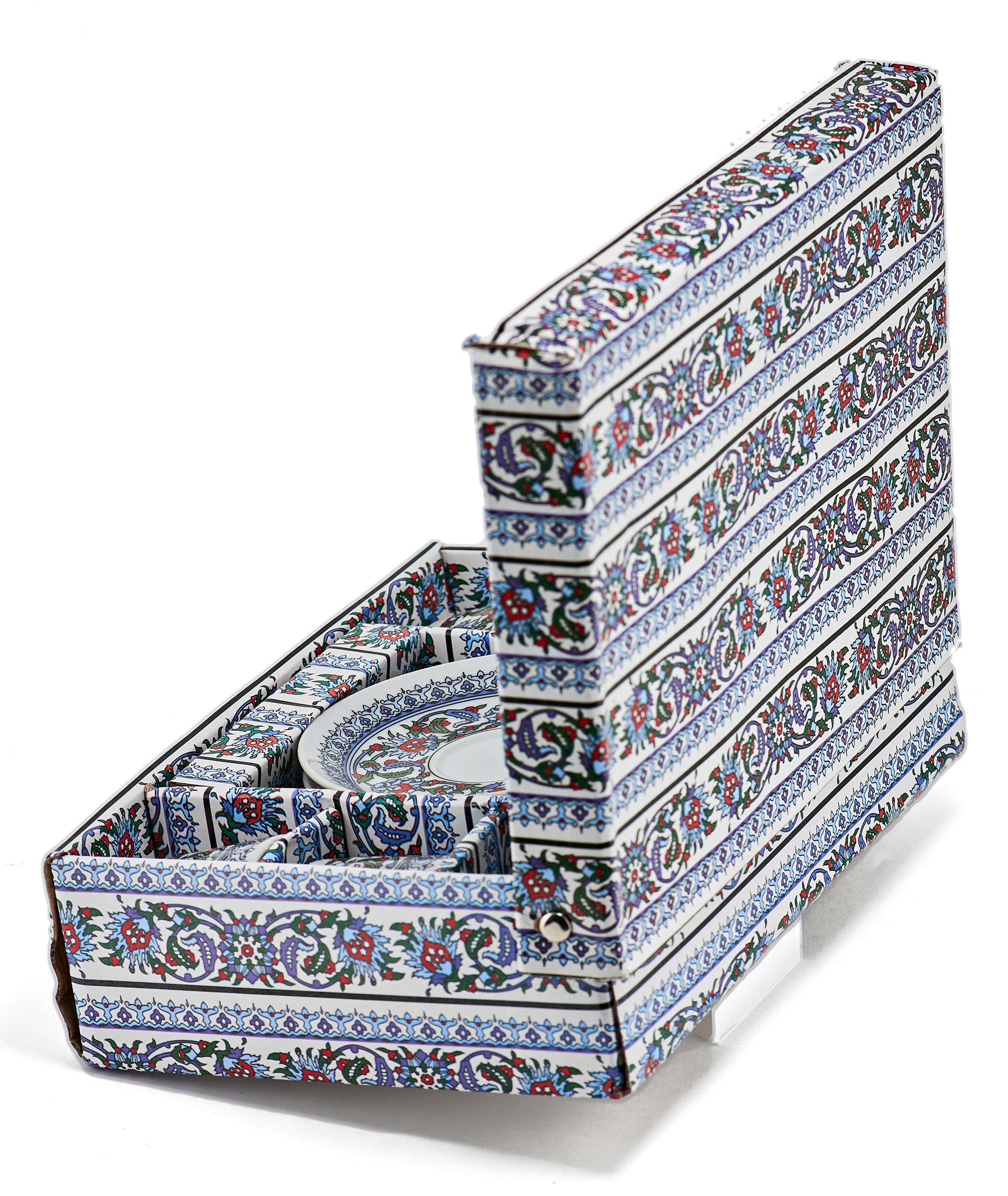 Турецький набір кераміка (З орнаментом синій) фото #27